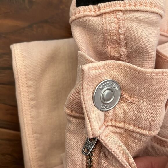 Hudson Tally Deep Cuff Crop Skinny Jeans Feminine Contemporary Casual Coastal - Picture 13 of 15